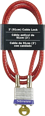 (image for) Bike Cable 7/32x3'W/#7 Lock Cd