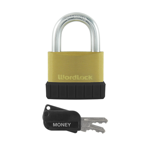 (image for) Padlock Brass 1-1/2" Matchkey