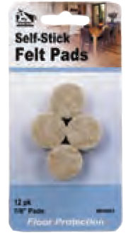 (image for) Felt Pads Self Stick 7/8