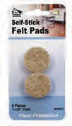 (image for) Felt Pads Self Stick 1-1/4