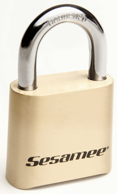 (image for) Padlock Combo 1-7/8" Br 1" Shk