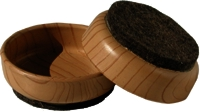 (image for) Cup Lt Wood-Grain Felt 2-3/8"