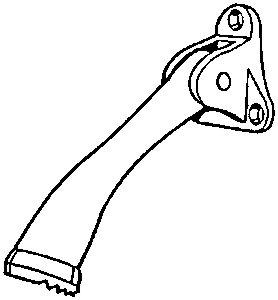 (image for) Kick-Down Stop 4" 26d Iron