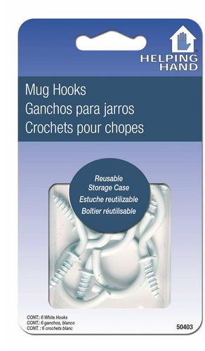 (image for) Mug Hook White 6pc