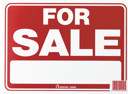(image for) Sign 12x9 "for Sale"