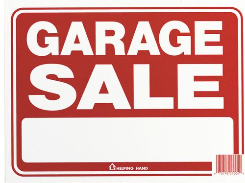 (image for) Sign 12x9 "garage Sale"