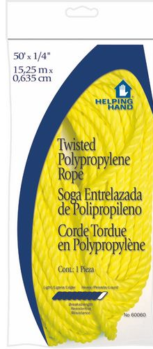 (image for) Rope Poly Twisted Yellow 50'
