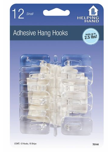 (image for) Hang Hook Small Adhesive 12pc