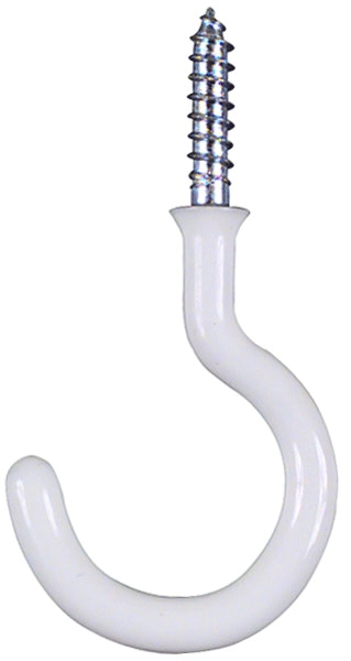 (image for) Cup Hook 1-1/2" White 2/Cd