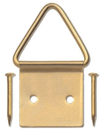(image for) Picture Hanger Ring Lg Brass