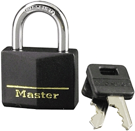 (image for) Padlock 1-9/16" Blk Cvr Brass