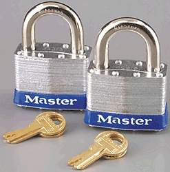 (image for) Padlock 2" Laminated 2/Cd