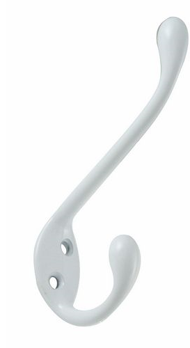 (image for) Coat/Hat Hook 4-1/2" Wht