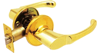 (image for) Passage Lock Lever Pb Brwood