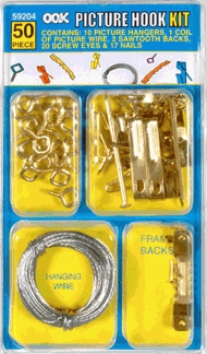 (image for) Picture Hanger Kit Asst 50-Pc