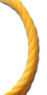 (image for) Rope Poly Twisted Yel 1/4"x50'