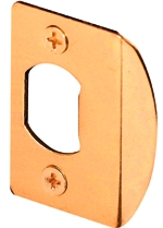 (image for) Latch Strike Plate Us3 Brass