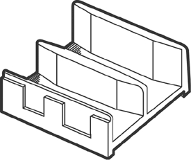 (image for) Shower Door Bottom Guide Asby