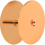 (image for) Hole Cover Plate 2-5/8" Brass