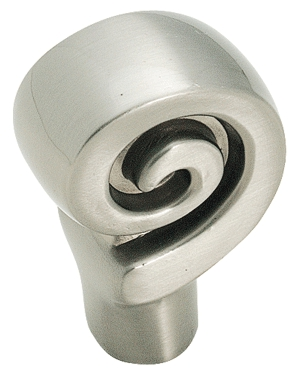 (image for) Knob Swirl'Z Spiral 1-1/8"lx1