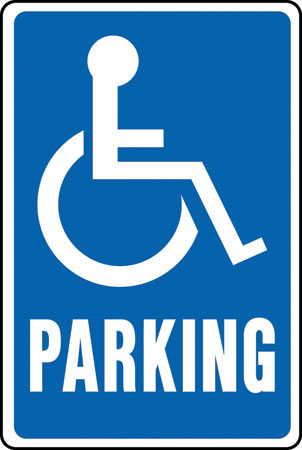 (image for) Sign12x18"handicappd Parking"