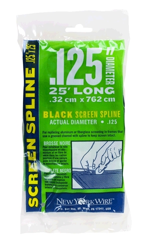 (image for) Spline .125 X 25 Black