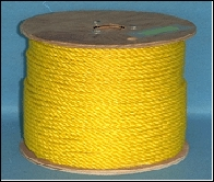 (image for) Rope Polypro 1/4"x600'Black Sp