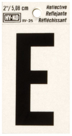 (image for) Letter 2"'E' Reflective Vinyl
