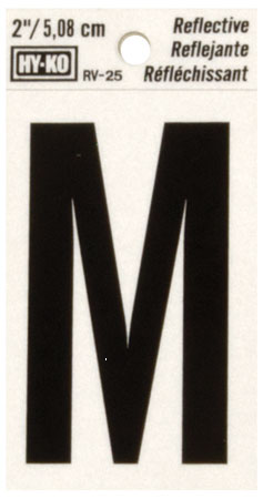 (image for) Letter 2"'M' Reflective Vinyl