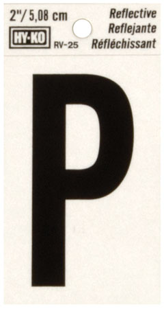 (image for) Letter 2"'P' Reflective Vinyl