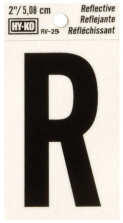 (image for) Letter 2"'R' Reflective Vinyl
