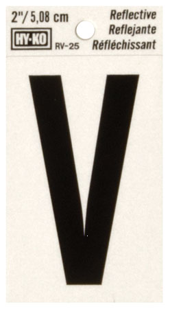 (image for) Letter 2"'V' Reflective Vinyl