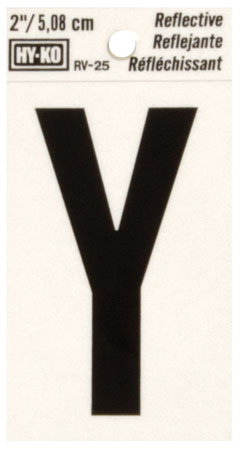 (image for) Letter 2" 'Y' Reflective Vinl