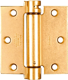 (image for) Hinge 3-1/2"sq Spring Satn Brs