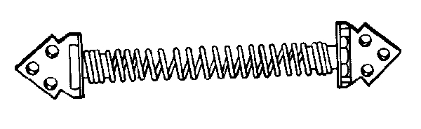 (image for) Gate Spring V850-12" Sblk