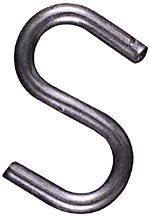 (image for) S-Hook 3/4" Znc V2076 8/Pk