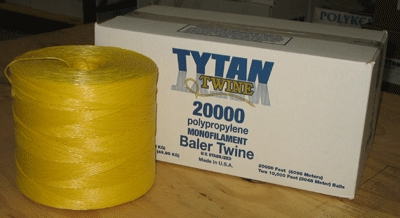 (image for) Twine Baler 20m'Rnd Yellw 2/Pk