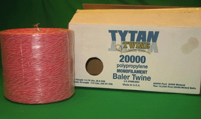 (image for) Twine Baler 20m'Rnd Rd/Wh 2/Bd