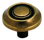 (image for) Knob 1-1/4" Burnished Brass