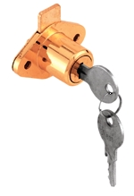 (image for) Drawer Lock 7/8" Brass