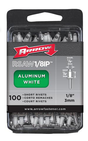 (image for) Rivet Short Alum 1/8x1/8 100pk