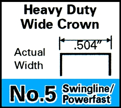 (image for) Staple #5 5/16"hd Swingline 1m