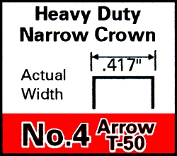 (image for) Staple #4 1/4"arrow Hd 1250/Bx