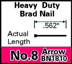 (image for) Brad #8 9/16"hd 1m/Bx