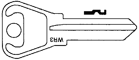 (image for) Key Blank Weiser 250/Bx