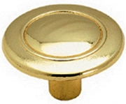 (image for) Knob 1-1/4" Polished Brass