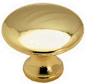 (image for) Knob 1-1/4" Polished Brass