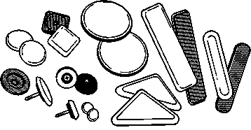 (image for) Casters: Furniture, Glides
