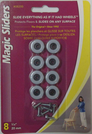 (image for) Magic Slider 3/4"rd W/Scrw 8pk