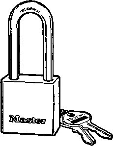 (image for) Padlock 1.75" Brass 2" Shackle